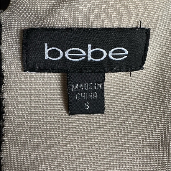 Seduction Sexy Corset Top BEBE Black Ivory Boudoir Zip Back Lingerie Bodysuit - Picture 6 of 7